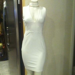 Body con plunge neckline  dress